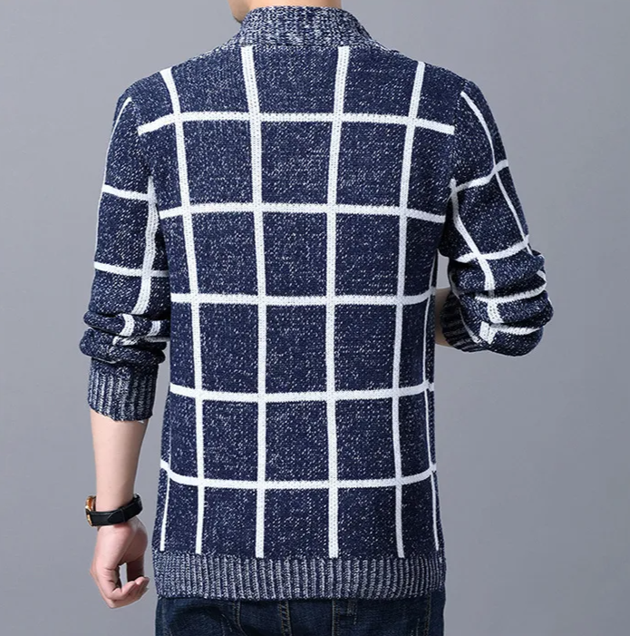 Men's Sweater Multicolor Wool Cozy Knitted