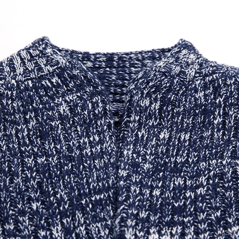 Men's Sweater Multicolor Wool Cozy Knitted