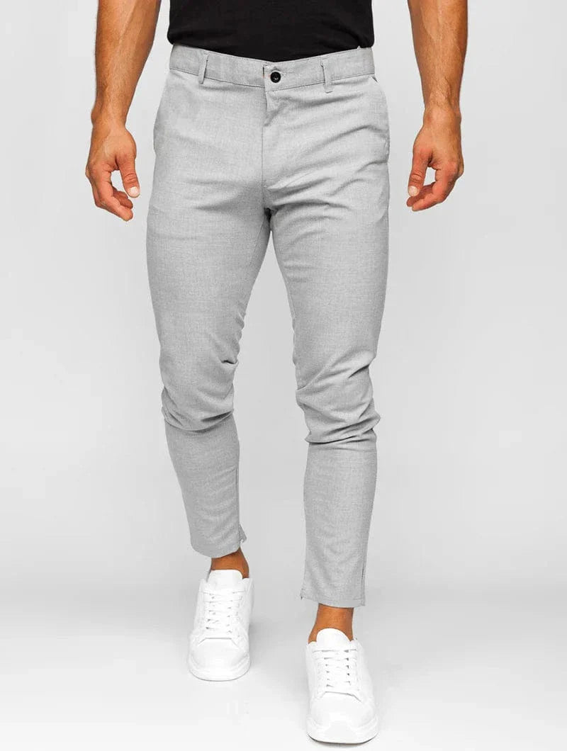 Women's Trousers Black Stretch Fabric Slim Fit 10