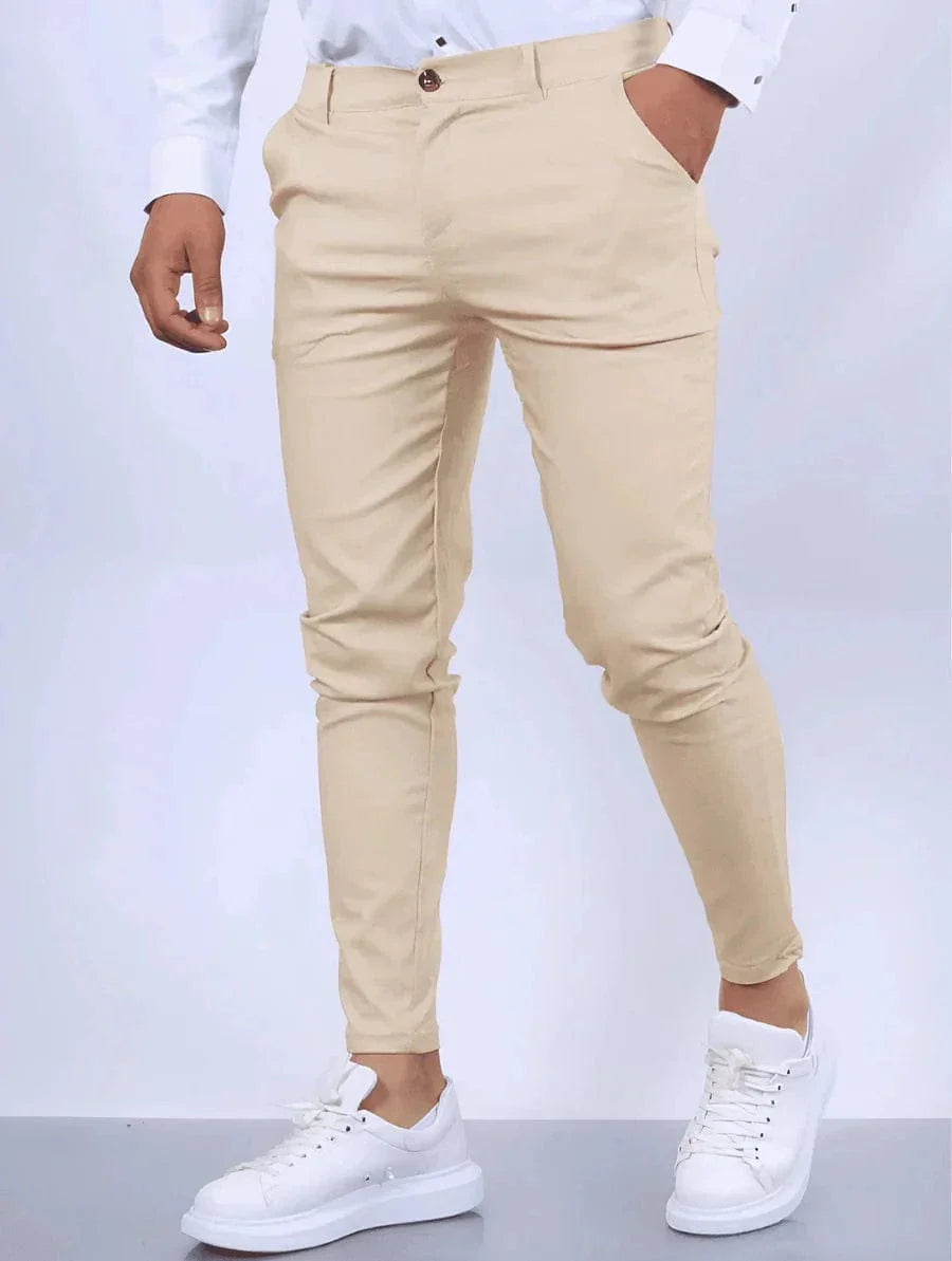 Women's Trousers Black Stretch Fabric Slim Fit 12