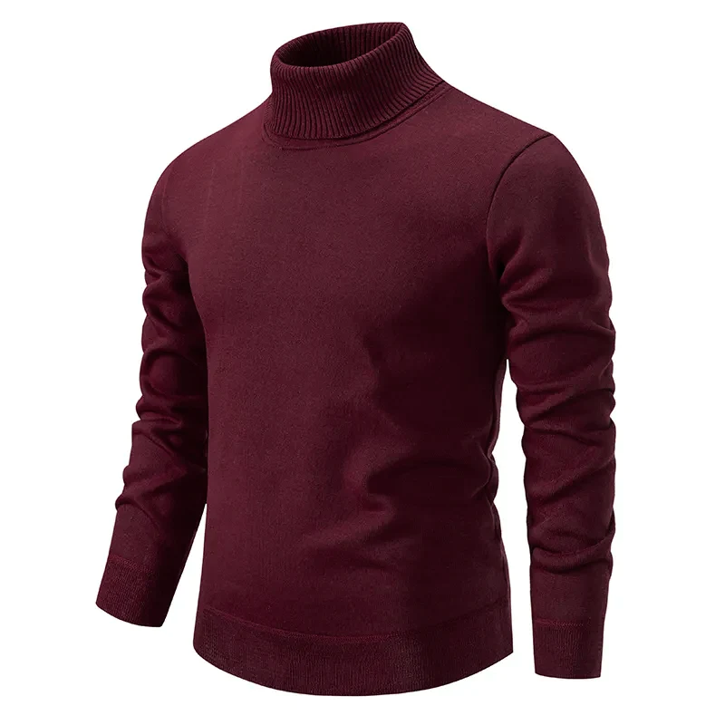 Women's Turtleneck Sweater Grey Soft Knit 4