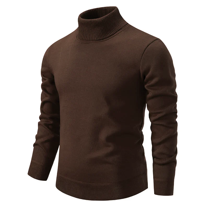 Women's Turtleneck Sweater Grey Soft Knit 5