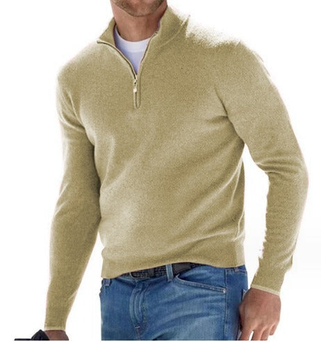Enzo - Warm, Versatile & Stylish Half-Zip Sweater