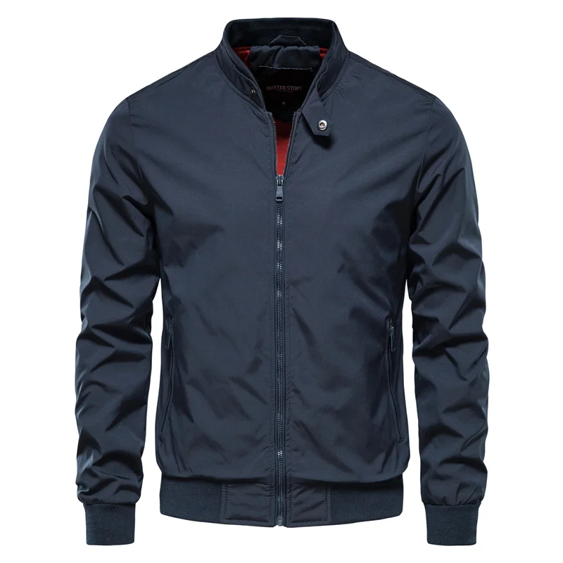 Men's Casual Zip-Up Jacket - Stylish Lightweight Outerwear for Everyday Wear, Perfect for All Seasons
