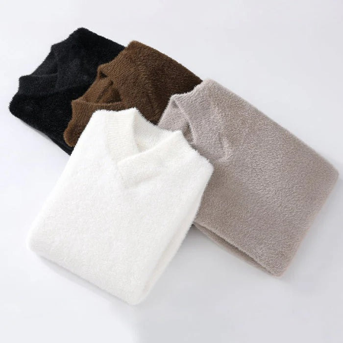 Allen - Unmatched Comfort V-Neck Sweater with Cozy Warm Insulation