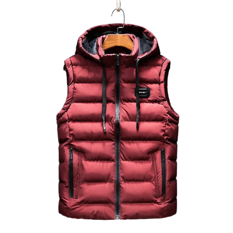 Ralph - Hooded Sleeveless Vest for Lightweight Warmth