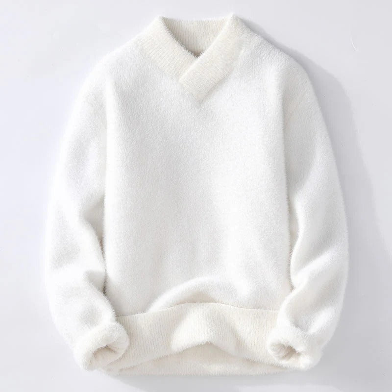 Allen - Unmatched Comfort V-Neck Sweater with Cozy Warm Insulation