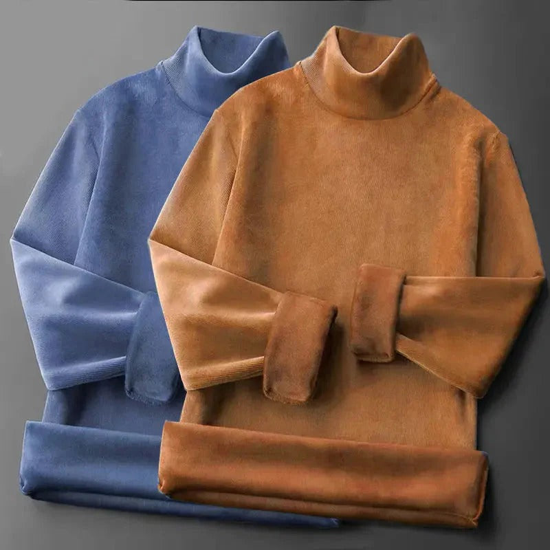 Bryan - Plush Turtleneck Sweater with Luxurious Warmth and Style