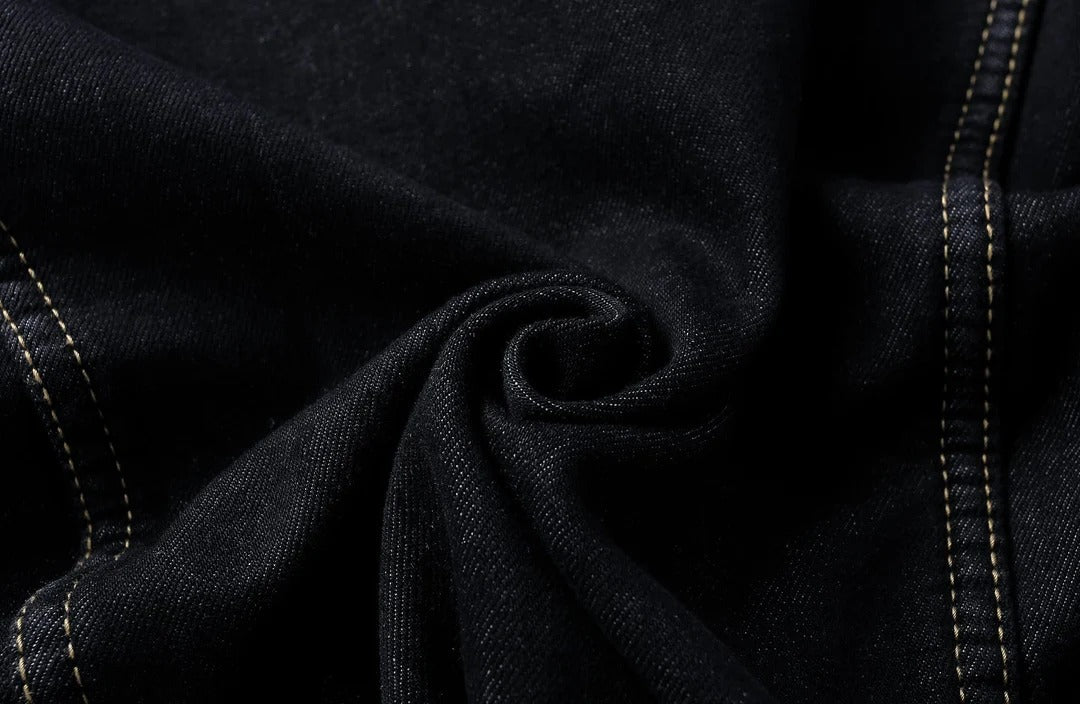 Xander - Fleece Lined Denim Jacket with Timeless Warmth
