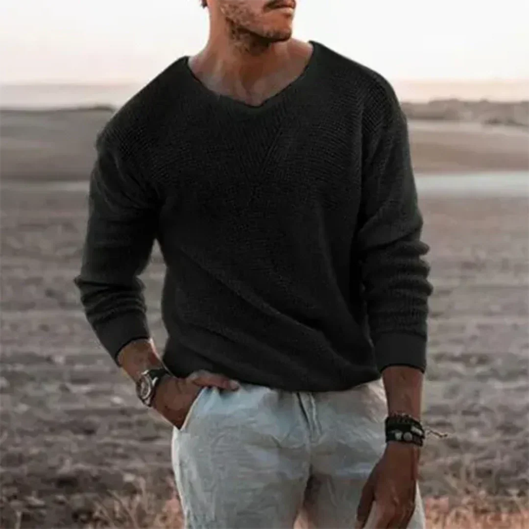 Joshua - Casual Soft Knit Warm Sweater