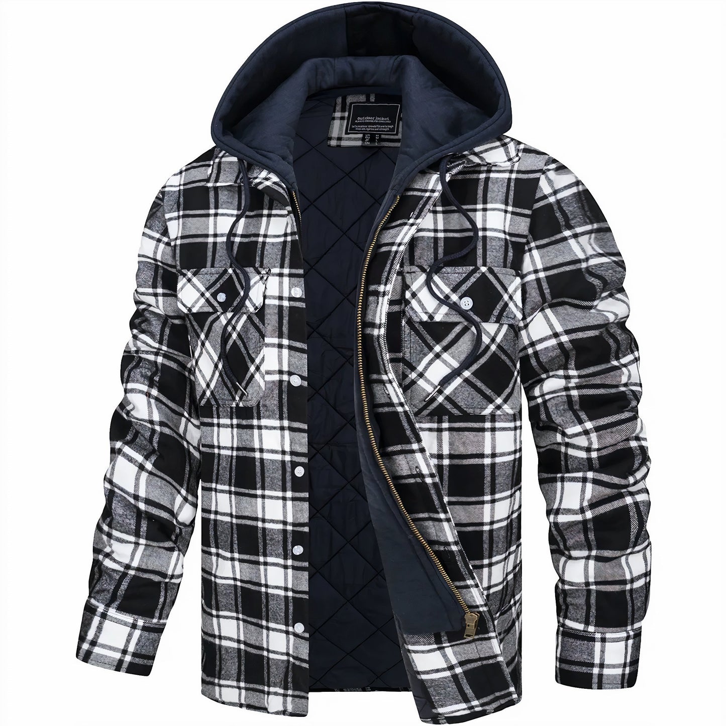 Stylish Checked Jacket for Men - Trendy Plaid Outerwear for Casual and Formal Wear, Perfect for All Seasons