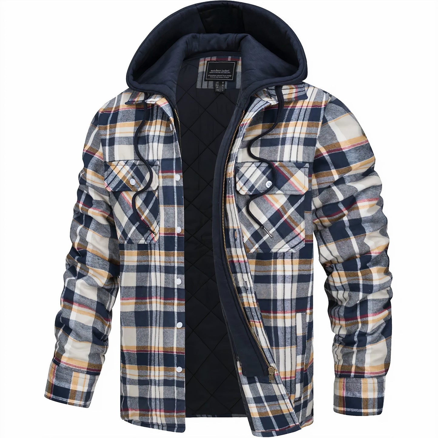 Stylish Checked Jacket for Men - Trendy Plaid Outerwear for Casual and Formal Wear, Perfect for All Seasons