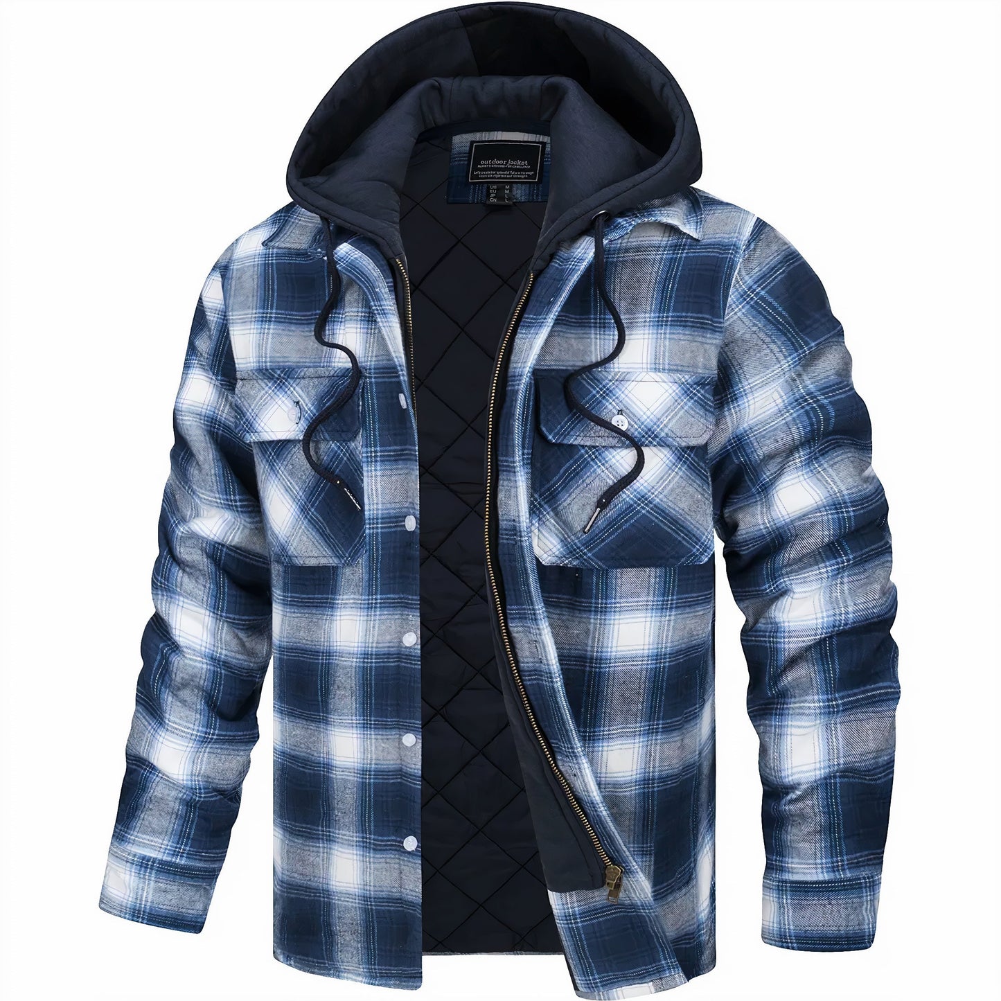 Stylish Checked Jacket for Men - Trendy Plaid Outerwear for Casual and Formal Wear, Perfect for All Seasons