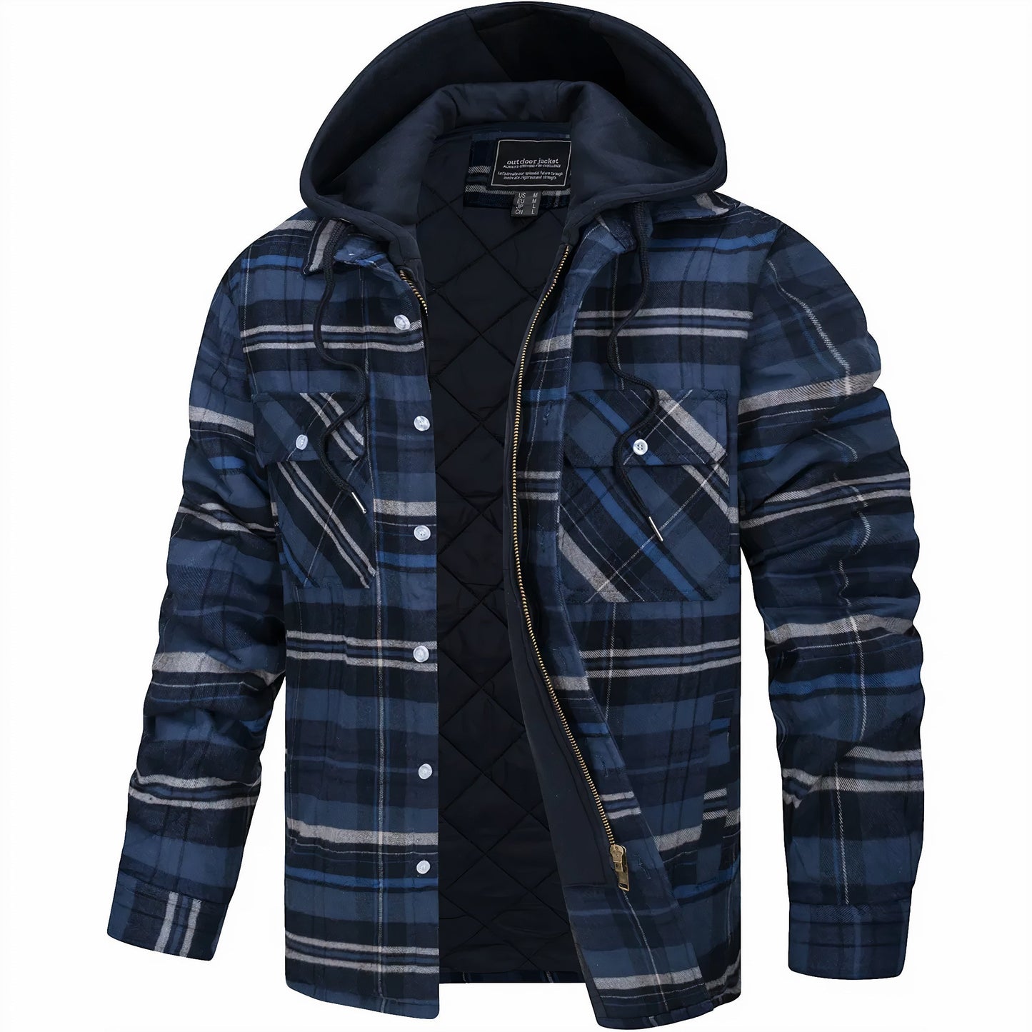 Stylish Checked Jacket for Men - Trendy Plaid Outerwear for Casual and Formal Wear, Perfect for All Seasons