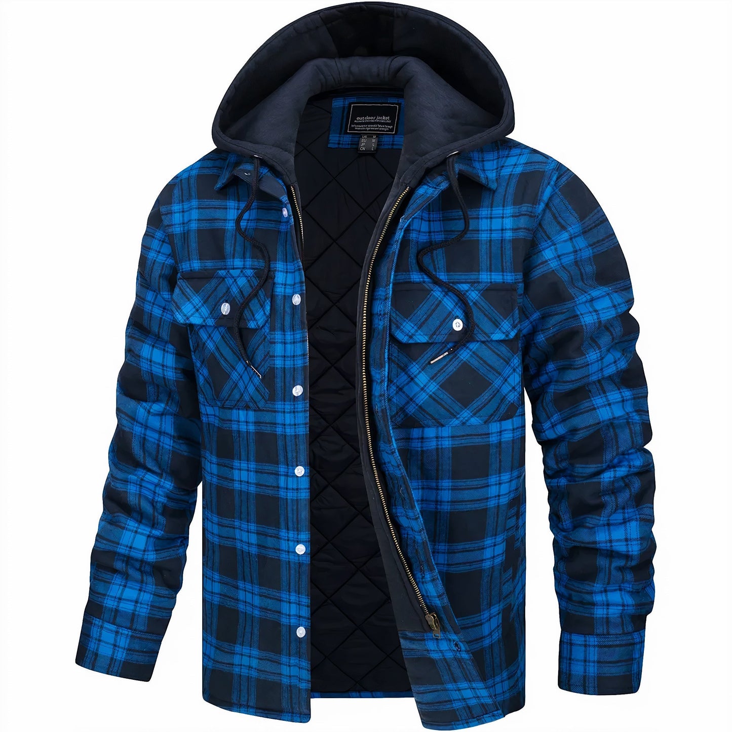 Stylish Checked Jacket for Men - Trendy Plaid Outerwear for Casual and Formal Wear, Perfect for All Seasons