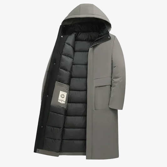 Men's Hooded Long Winter Parka - Warm, Stylish, and Waterproof Cold Weather Jacket for Ultimate Comfort and Protection