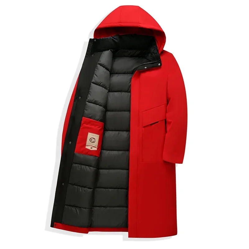 Men's Hooded Long Winter Parka - Warm, Stylish, and Waterproof Cold Weather Jacket for Ultimate Comfort and Protection