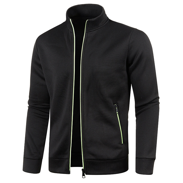 Men's Stylish Casual Zip-Up Jacket - Lightweight, Versatile Outerwear for Everyday Wear and Outdoor Activities