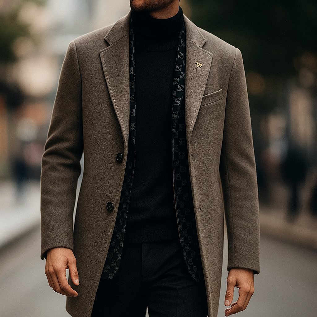 Derrian Wool Overcoat
