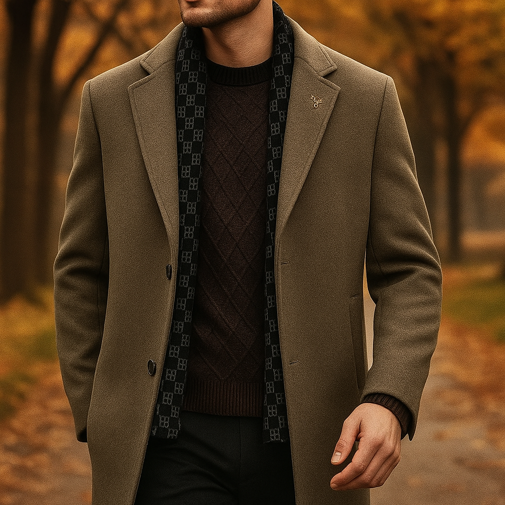 Derrian Wool Overcoat