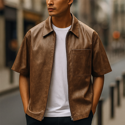 Draven Genuine Leather Top