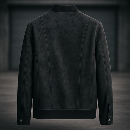 Stravon Suede Bomber Jacket