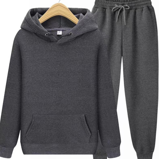 Logan - Casual Loose Fit Hoodie and Jogger Set