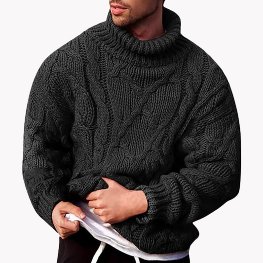 Alex - Turtleneck Winter Sweater for Warmth and Style