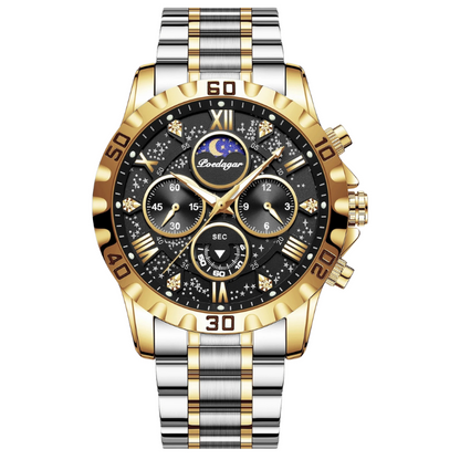 Men’s Business & Sports Quartz Watch – Chronograph with Date Display