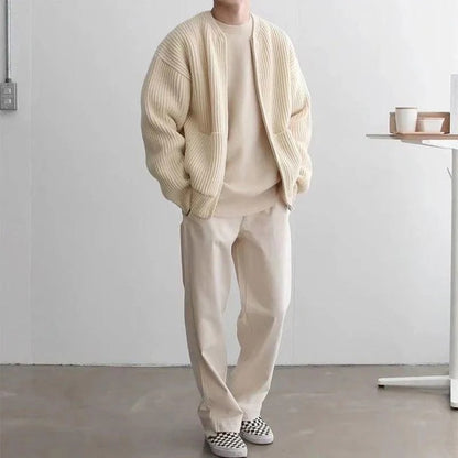 Roy - Zip-Up Cardigan with Stylish Modern Comfort