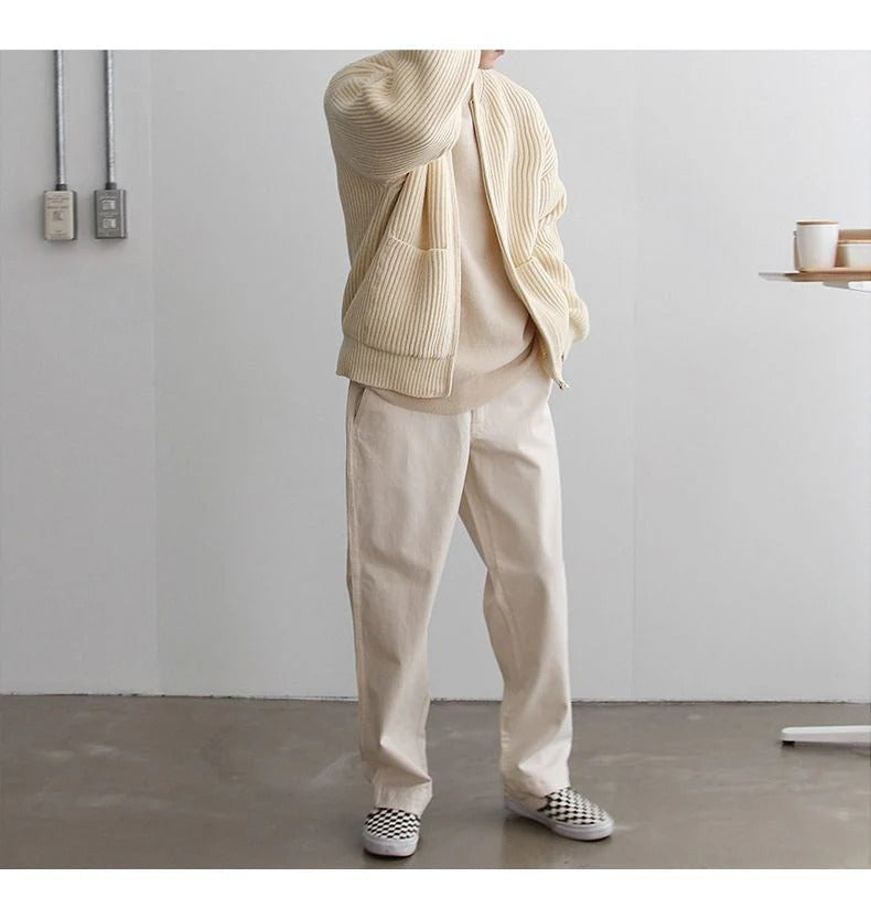 Roy - Zip-Up Cardigan with Stylish Modern Comfort