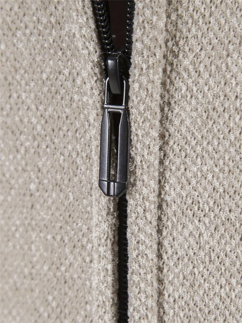 Men's Fleece-Lined Zip-Up Hoodie - Warm, Comfortable, Stylish Outerwear for Cold Weather - Perfect for Casual Wear and Outdoor Activities