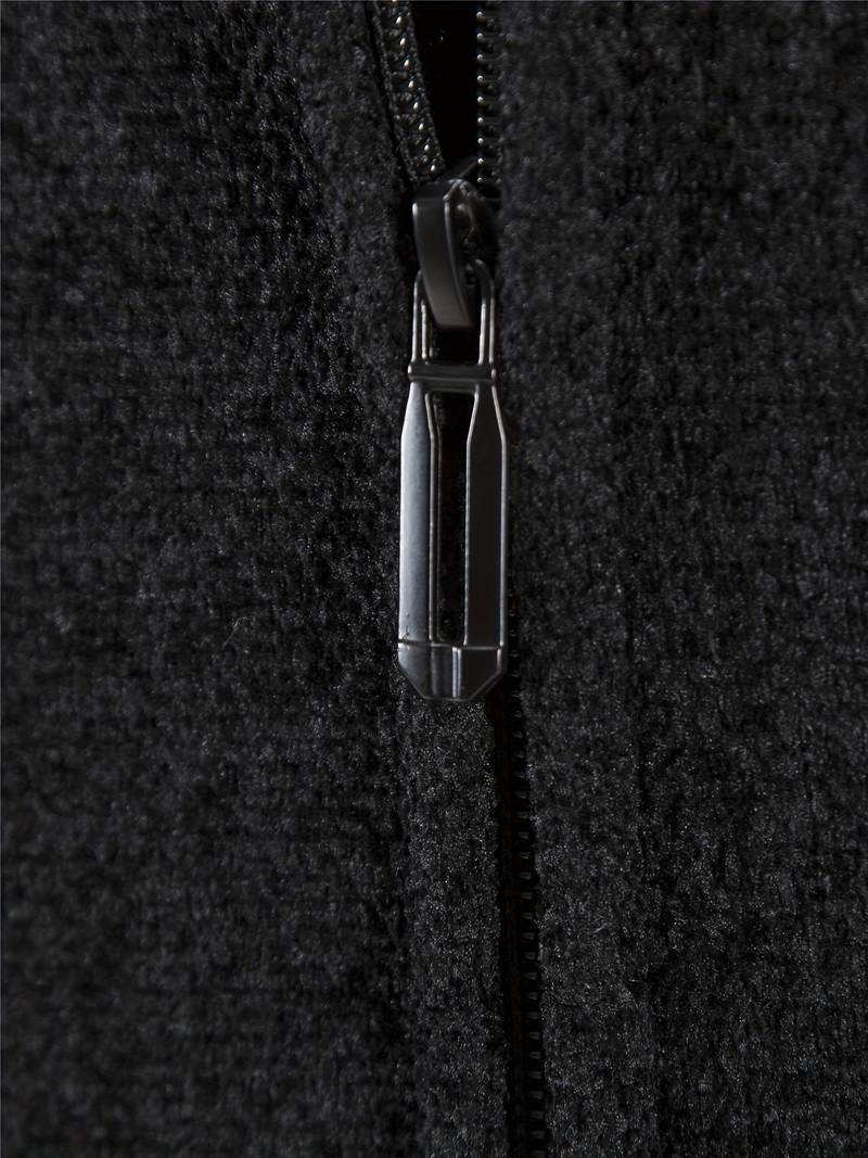 Men's Fleece-Lined Zip-Up Hoodie - Warm, Comfortable, Stylish Outerwear for Cold Weather - Perfect for Casual Wear and Outdoor Activities