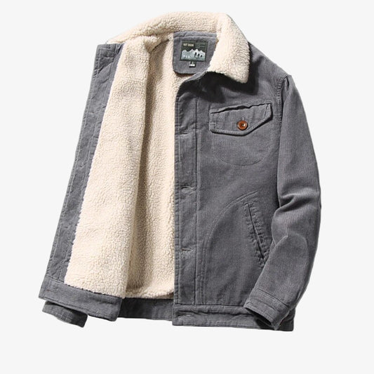 Albie - Vintage & Warm Button-Down Jacket