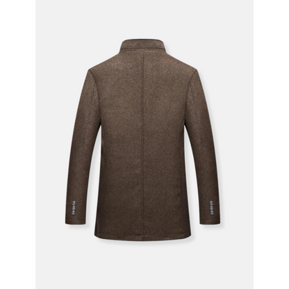 Archie - Long Sleeve Zipper Closure Trench Coat