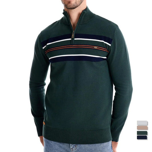 Samuel - Half-Zip Knit Sweater for Everyday Style