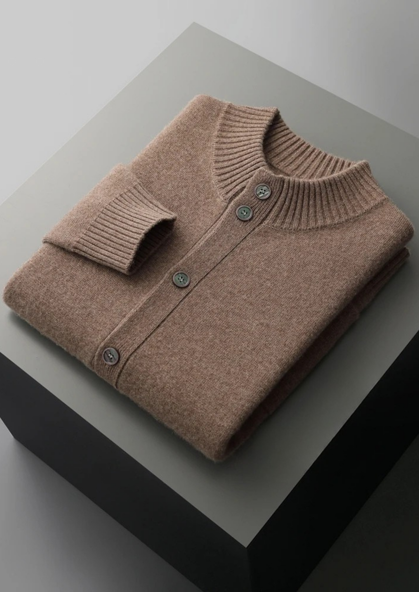 Cashmere Button Cardigan