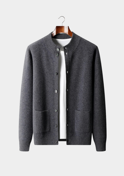 Cashmere Button Cardigan Black 100% Cashmere 3