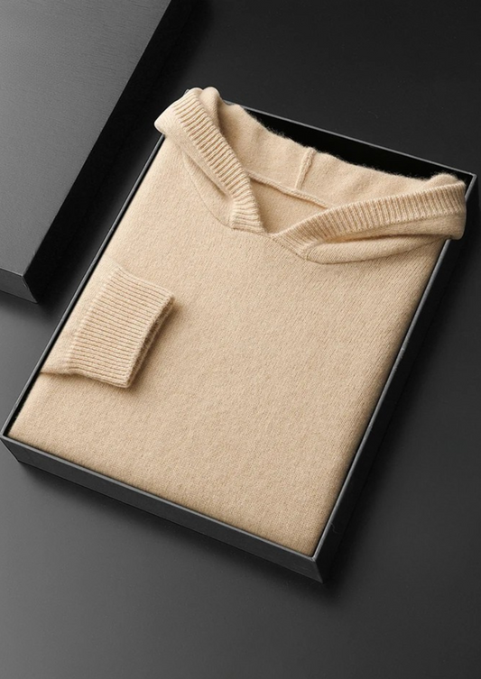 Cashmere Leisure Hoodie Grey