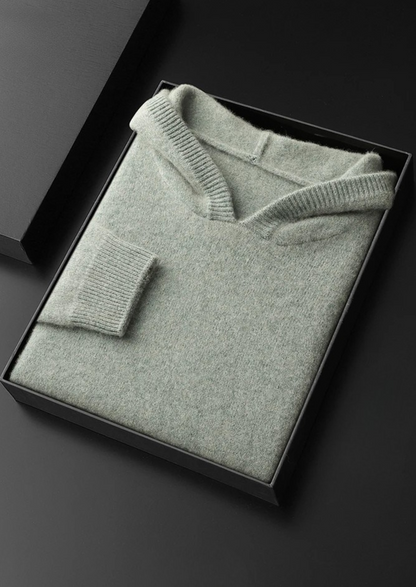 Cashmere Leisure Hoodie Grey