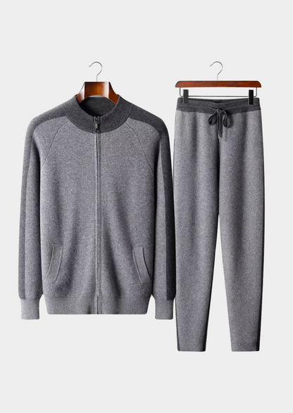 Cashmere Leisure Set Grey Soft Fabric