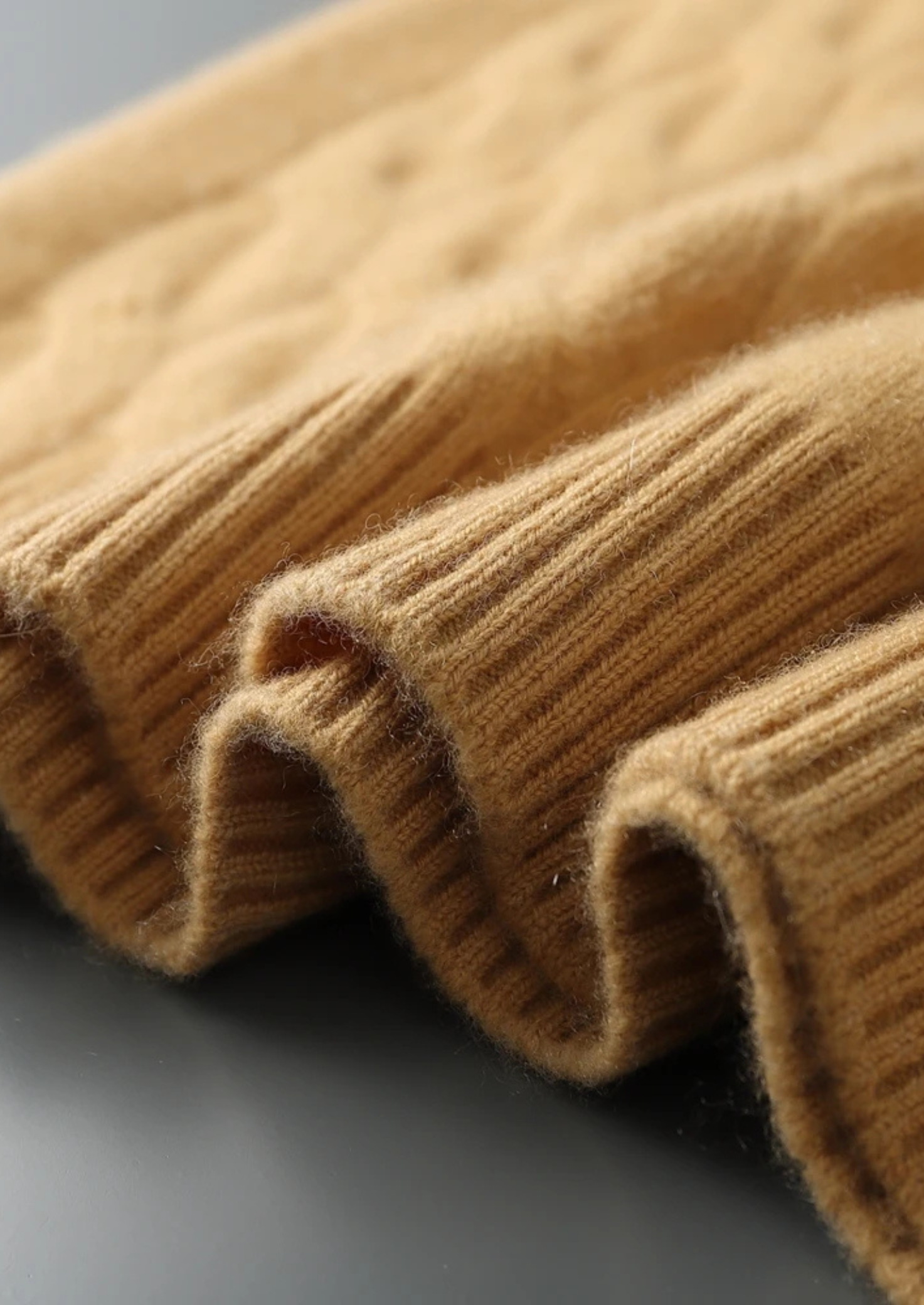 Cashmere Sweater Crewneck Cable Knit Design 100% Cashmere 7