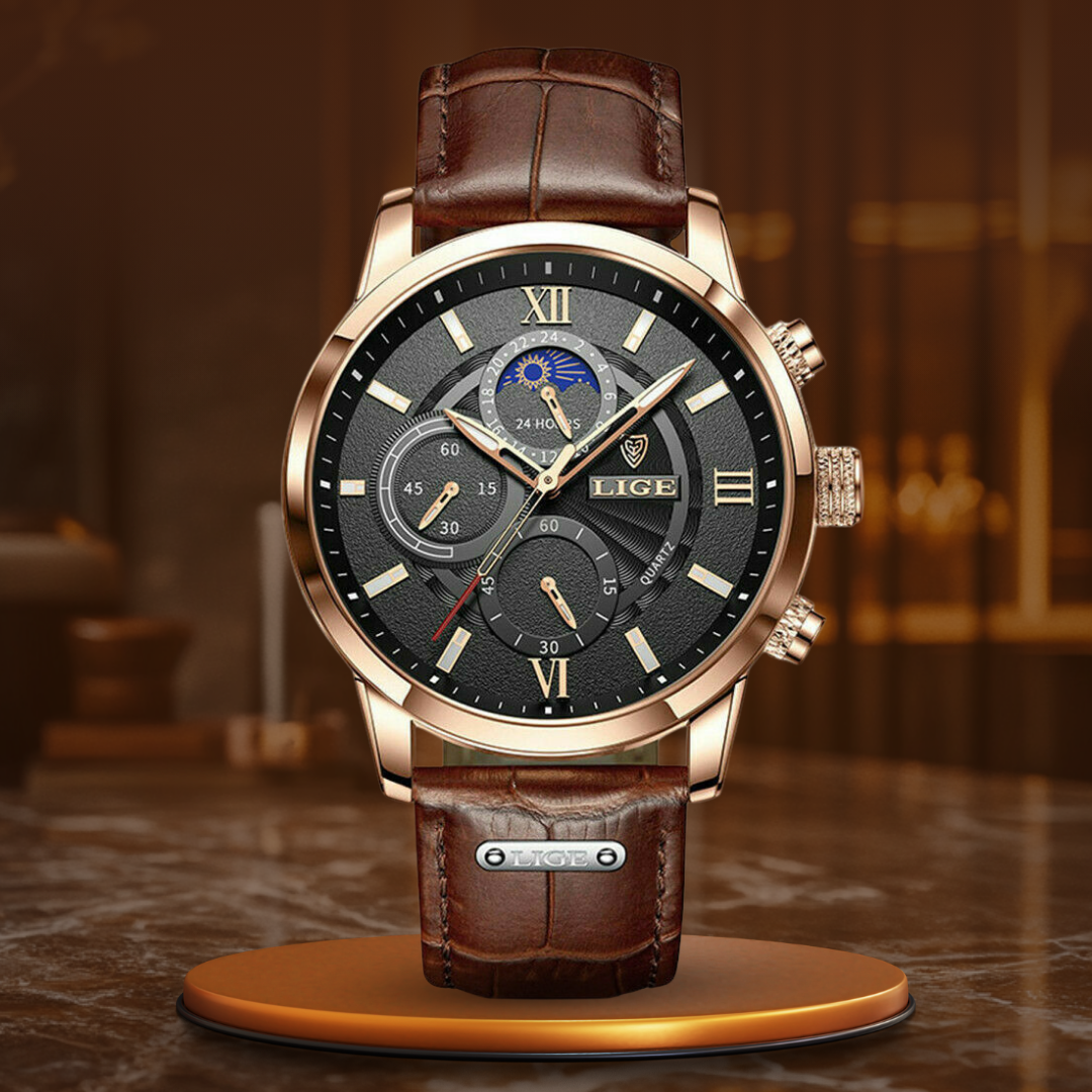 Classic Sports Watch with Stopwatch and Luminous Hands – Perfect for Everyday Use