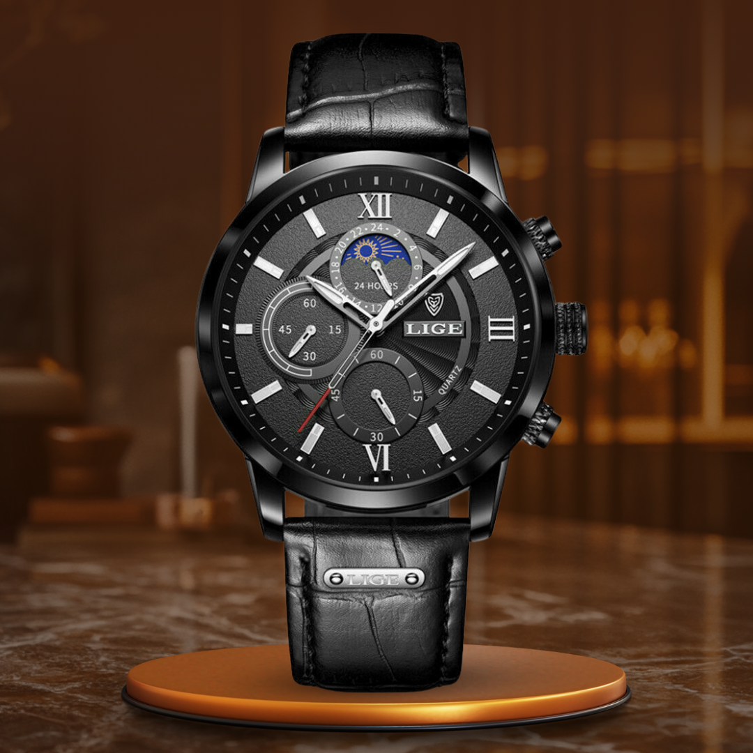 Classic Sports Watch with Stopwatch and Luminous Hands – Perfect for Everyday Use