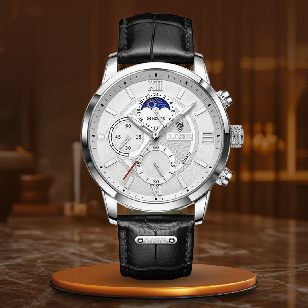 Classic Sports Watch with Stopwatch and Luminous Hands – Perfect for Everyday Use