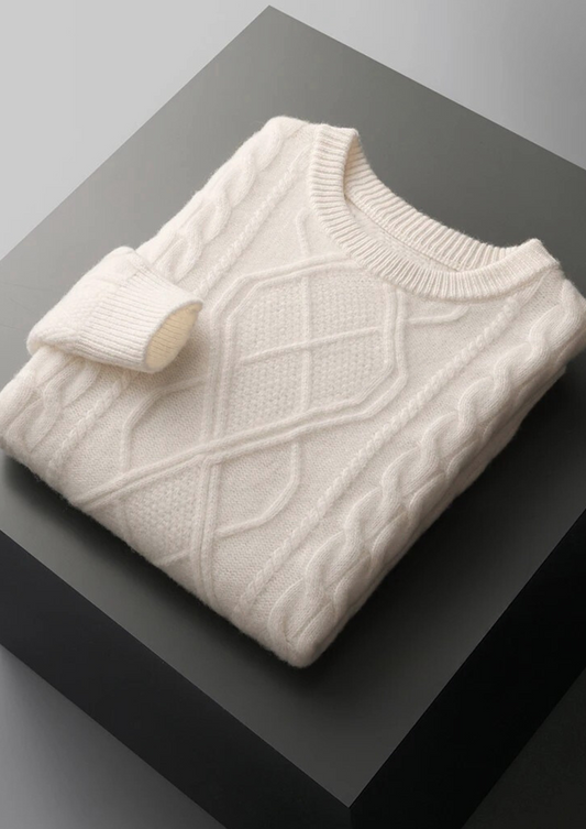Crewneck Sweater Black Extra-Fine Merino Wool 0