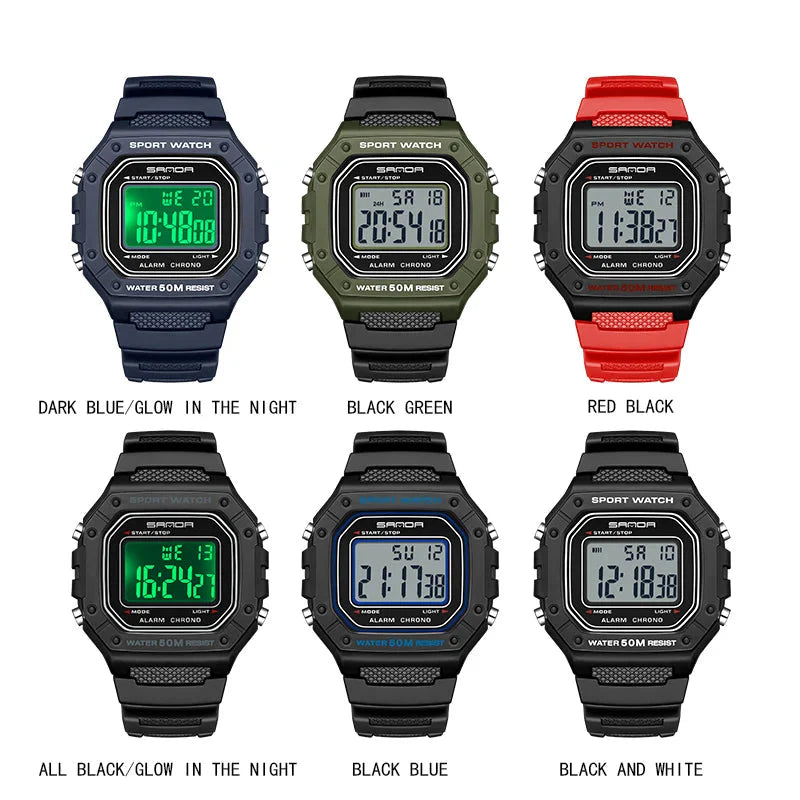 Durable Military Digital Watch with Shock Resistance and Waterproof Design – Tactical Army Watch for Men with Large LED Display 4