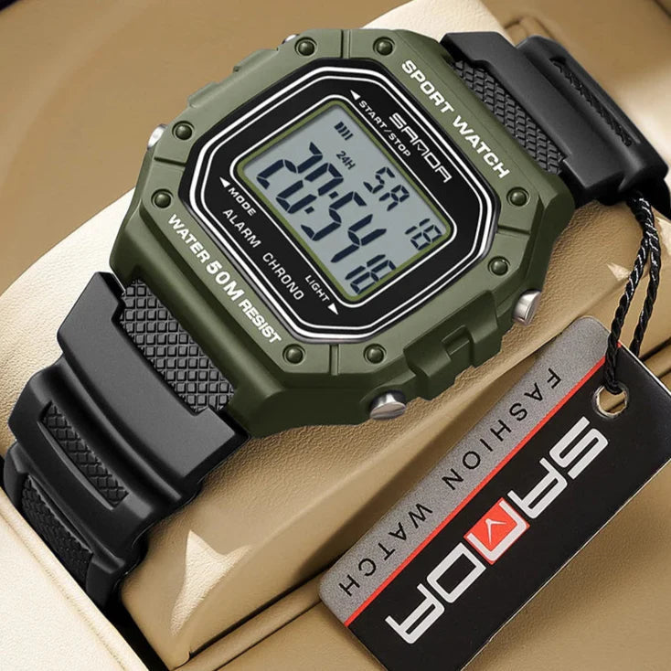 Durable Military Digital Watch with Shock Resistance and Waterproof Design – Tactical Army Watch for Men with Large LED Display 7