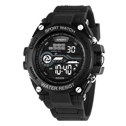 Durable Outdoor Digital Sports Watch with LED Display, Water Resistant, Shock Resistant, Multiple Functions – Ideal for Athletes and Adventurers 7