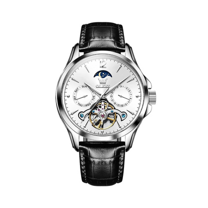 Elegant Quartz Analog Watch with Leather Strap – Minimalist Design for Any Occasion 7